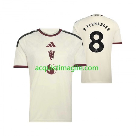 Divisa di Calcio Manchester United Bruno Fernandes 8 Terza 2026/2027